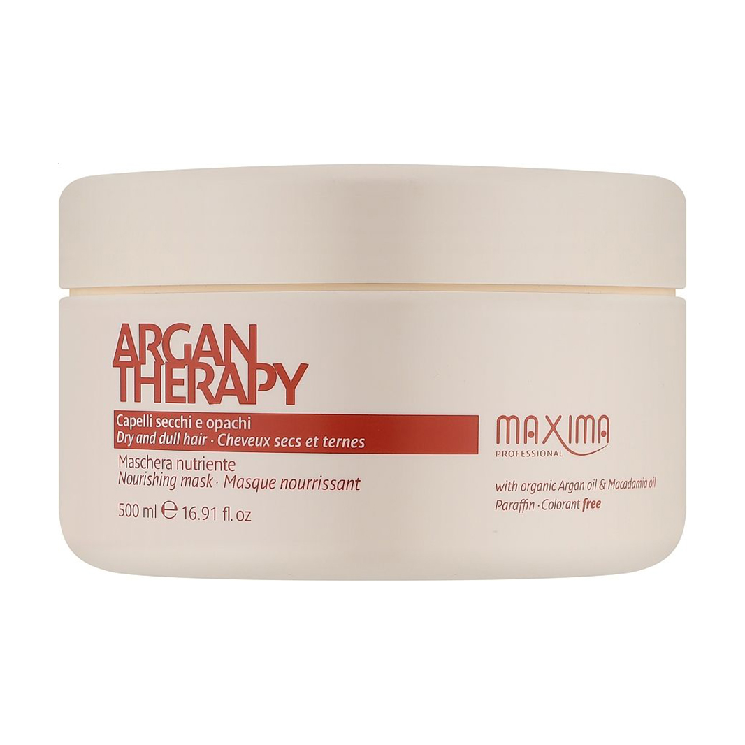Живильна маска Maxima Professional Argan Therapy Nourishing Mask для сухого та тьмяного волосся, 500 мл